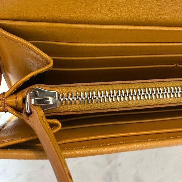 Fendi Zucca F Mustard  Yellow and Black Women's Clutch/ Wallet - Picture 14 of 16